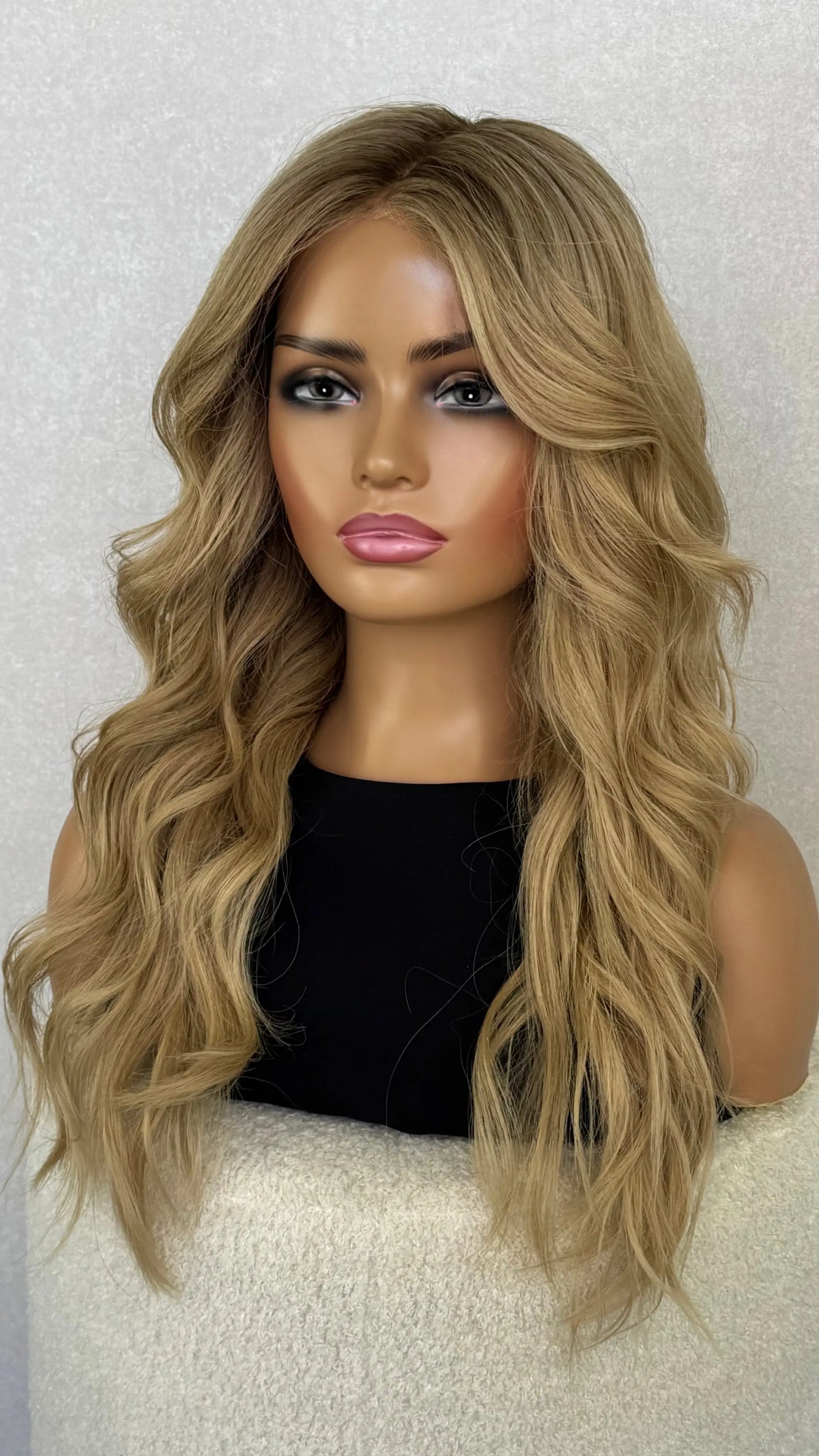 SALE/ CLEARANCE - 24" Human Hair Lace Front Wig "summer"