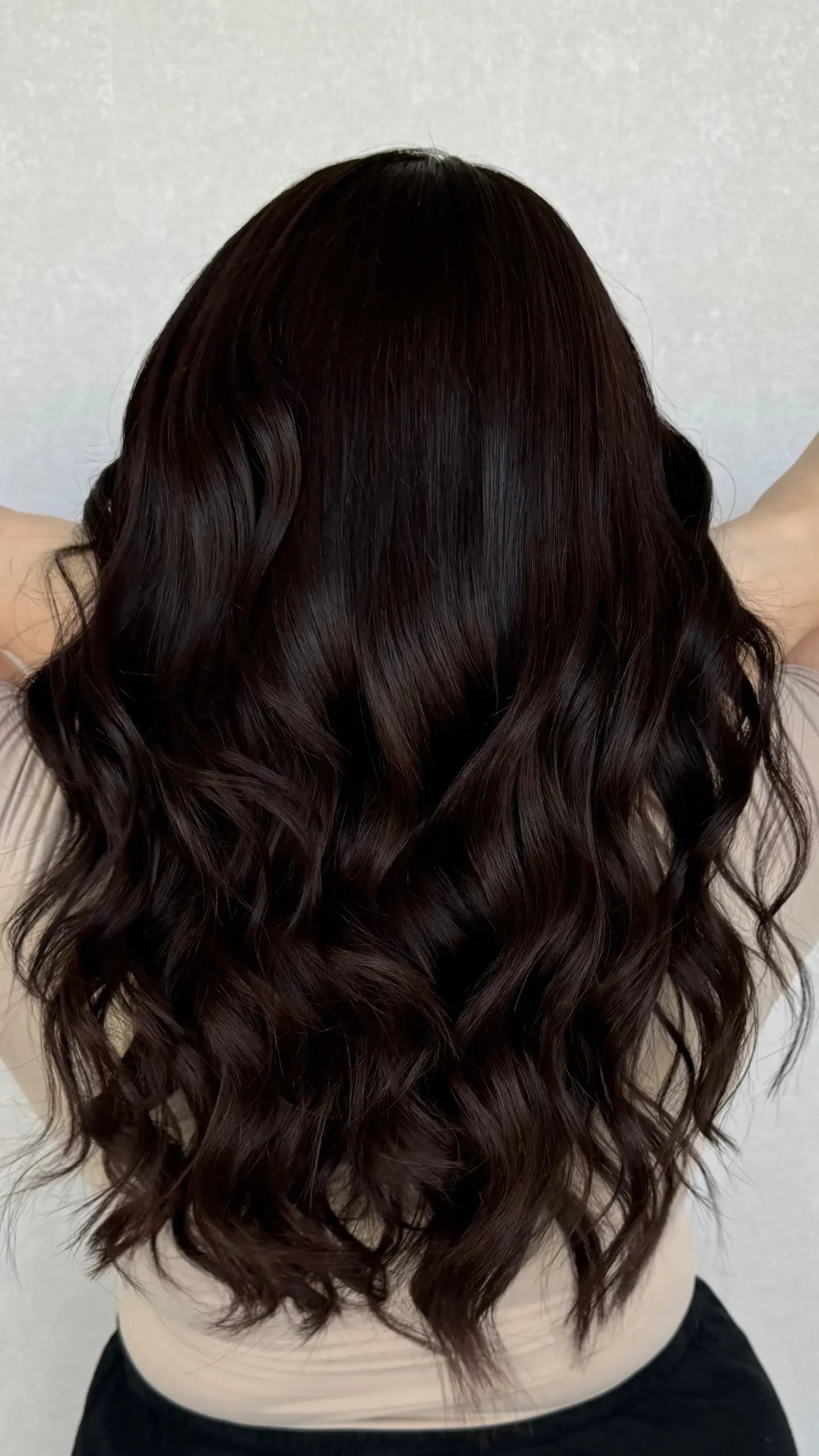 Deep Brunette – 22" Human Hair Lace Front Wig - Colour: Jordyn