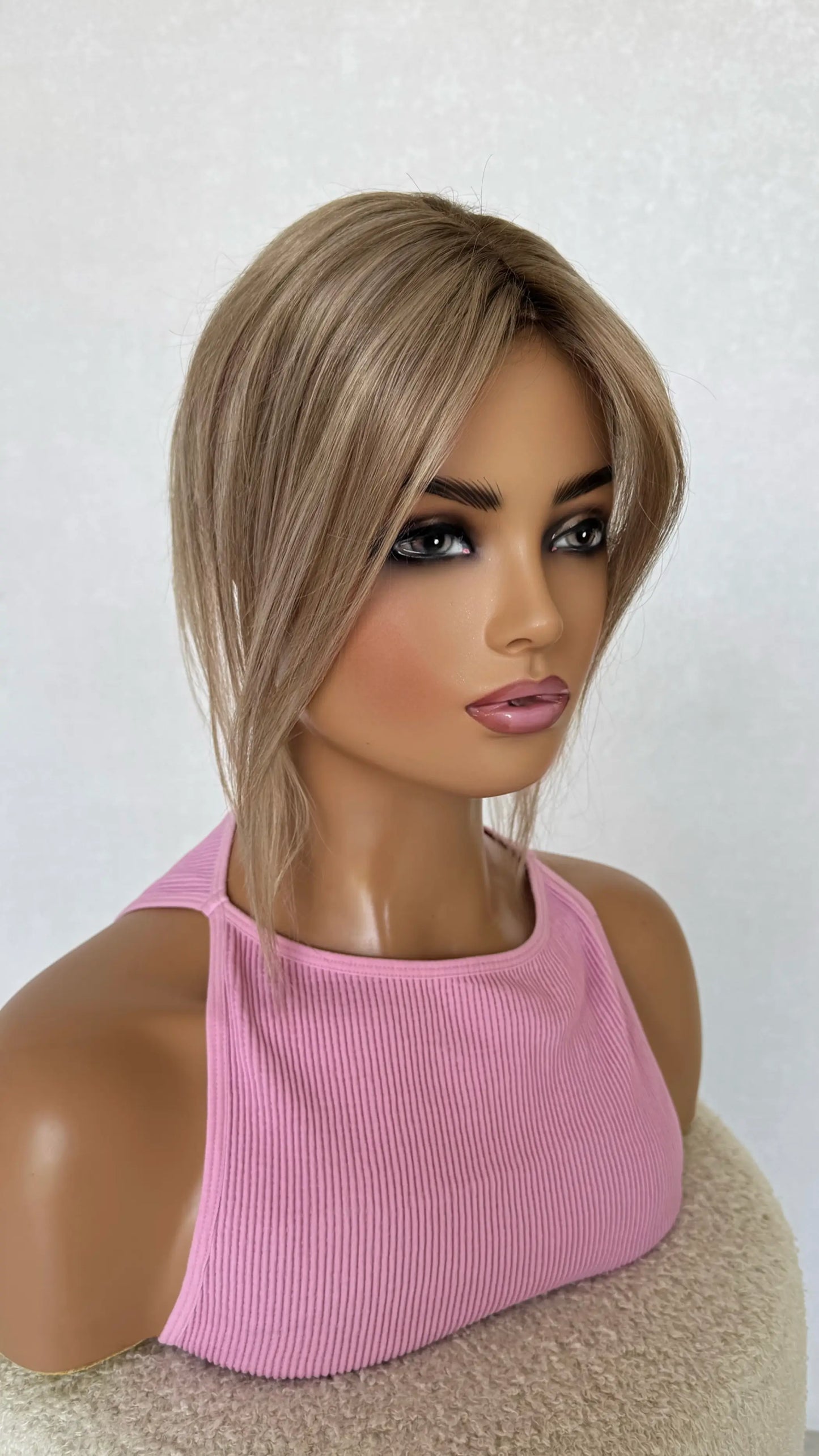 12 inch small blonde topper, 5x3 inch base, toppers australia