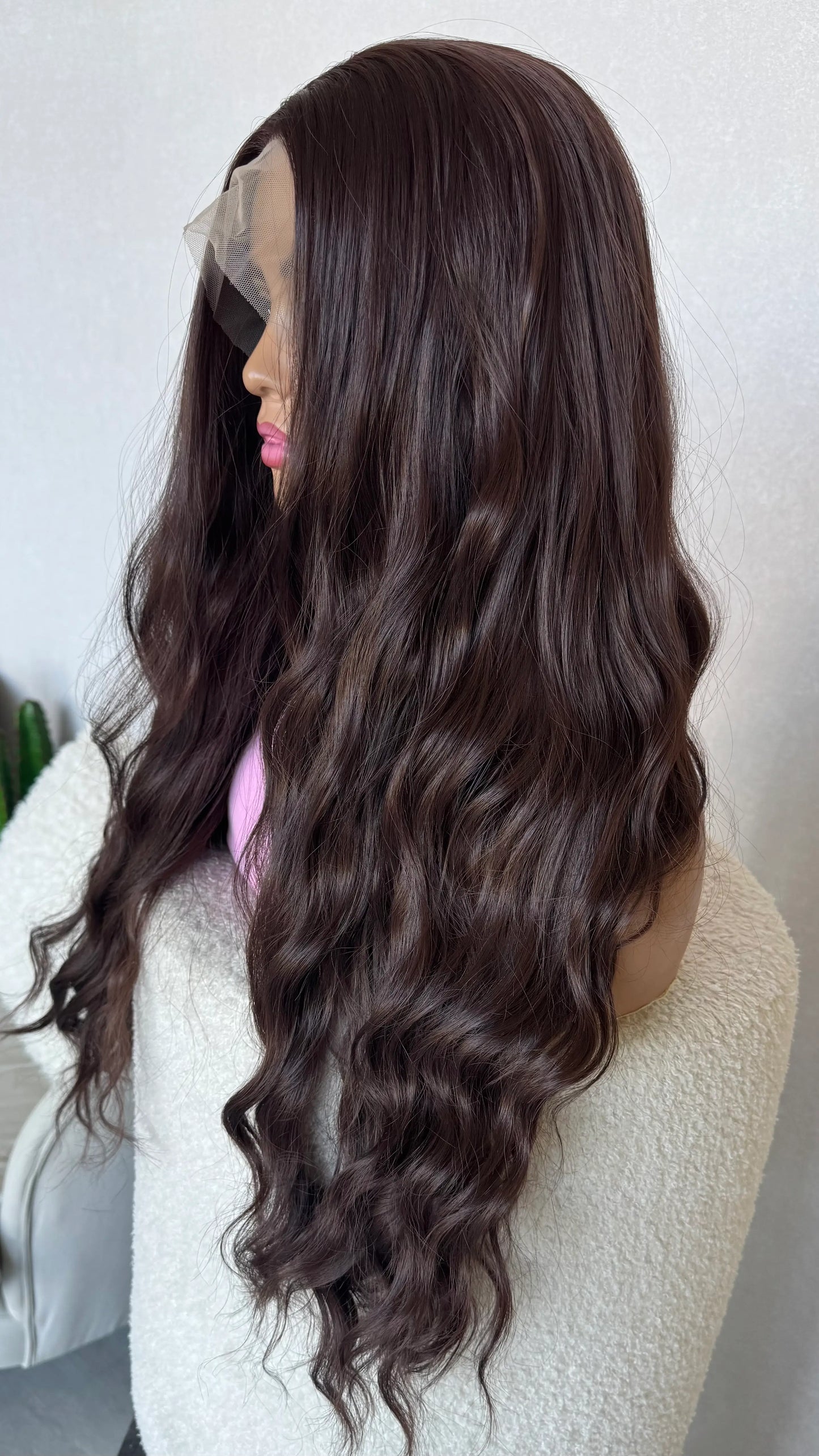 wavy synthetic wig australia, middle part. glueless wig.