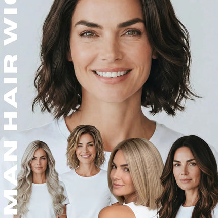 Collection image for: Lace Front Human Hair Wigs