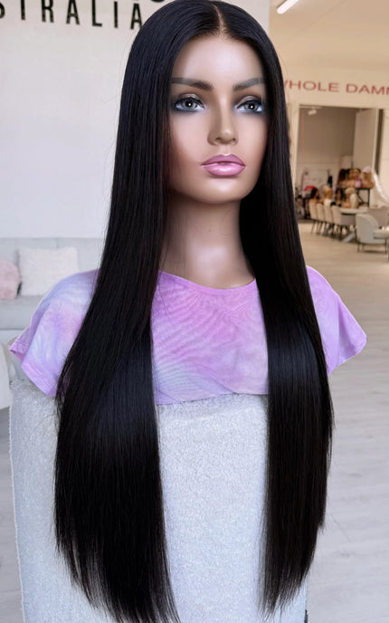 glueless lace front black hair wig, human hair medical wigs, gold coast australia, ready to wear wigs.