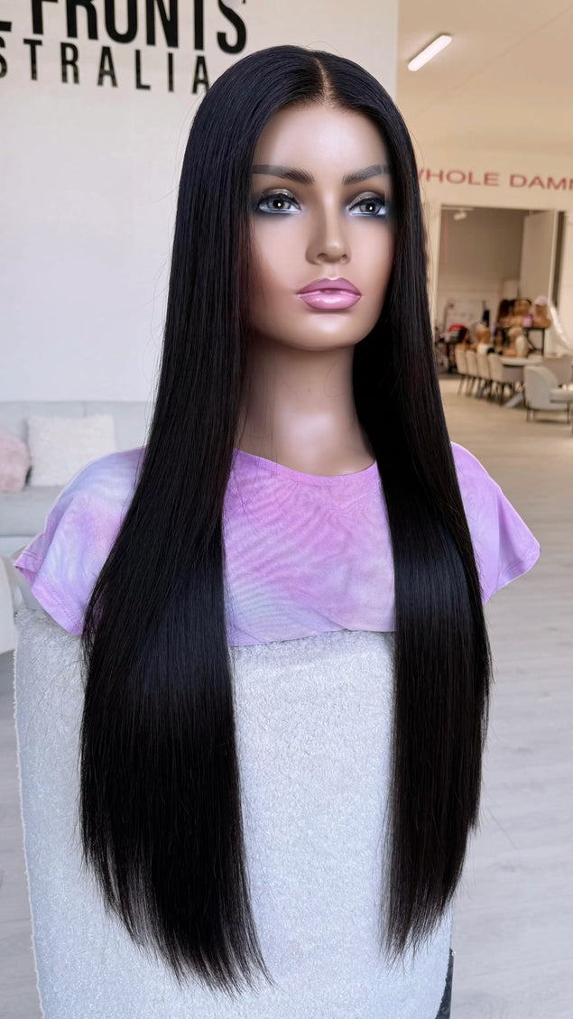 glueless lace front black hair wig, human hair medical wigs, gold coast australia, ready to wear wigs.