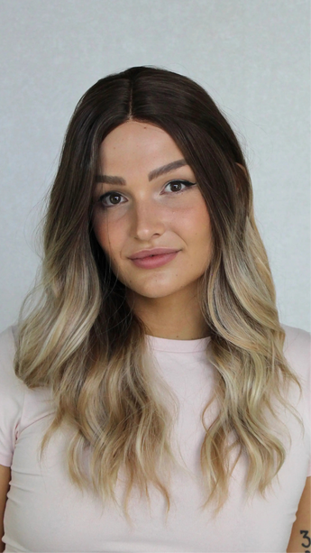 Lace Front Brunette Balayage Wig- Beachy Dayz