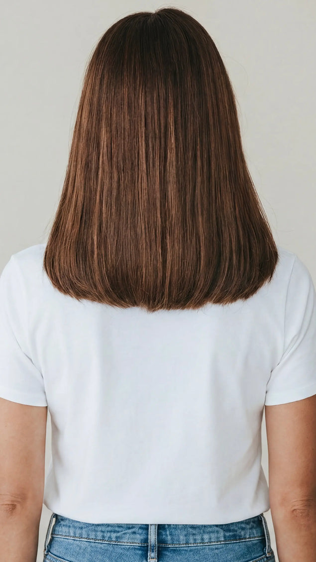 natural looking brunette lace wig for hairloss, australian wigs for alopecia, medical reasons, chemotherapy.
