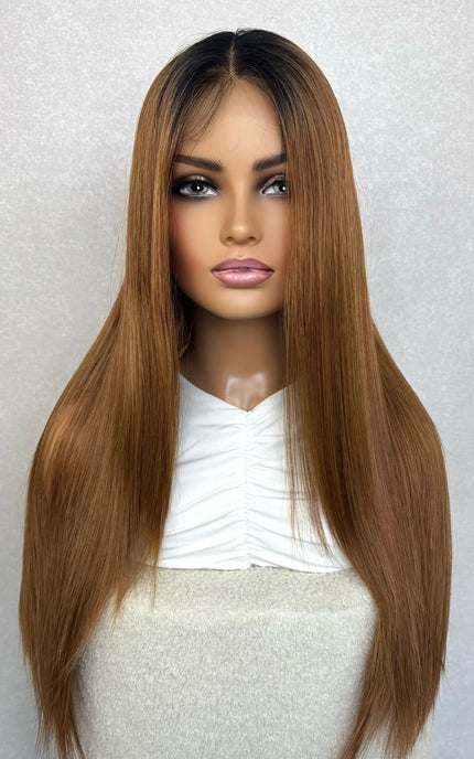 Lace Front Copper Synthetic Wig – Cinnamon