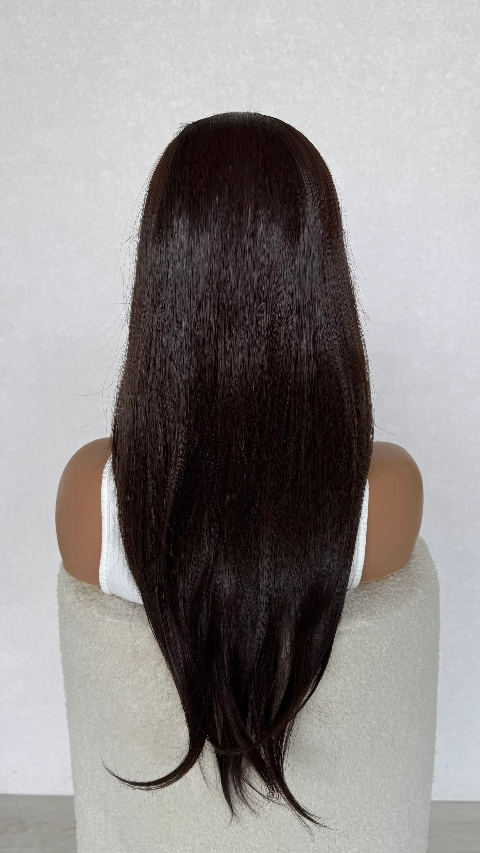 long brunette lacefront light weight wig australia.