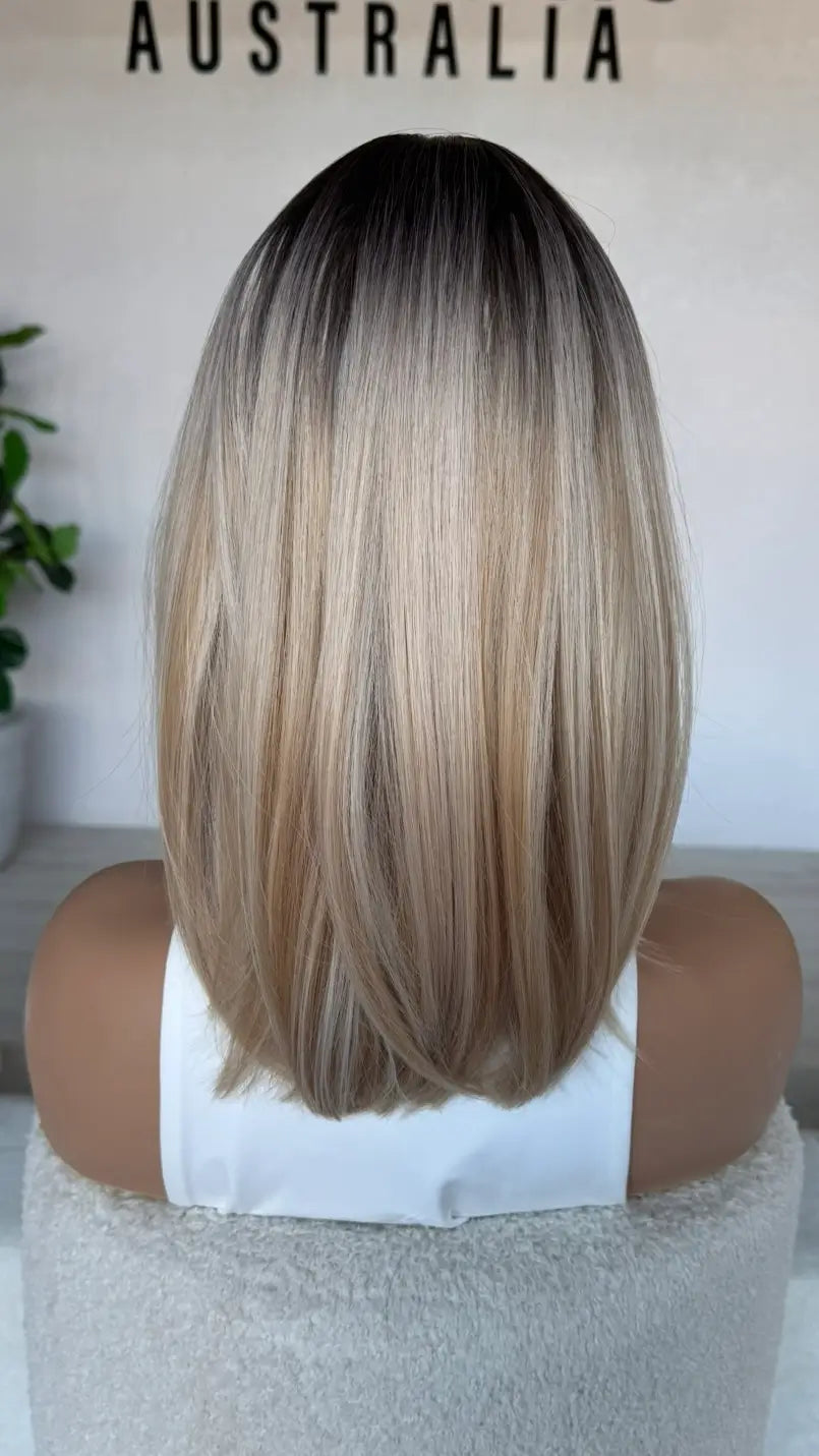 Mixed Blonde Ombre with Fringe Wig - Connie