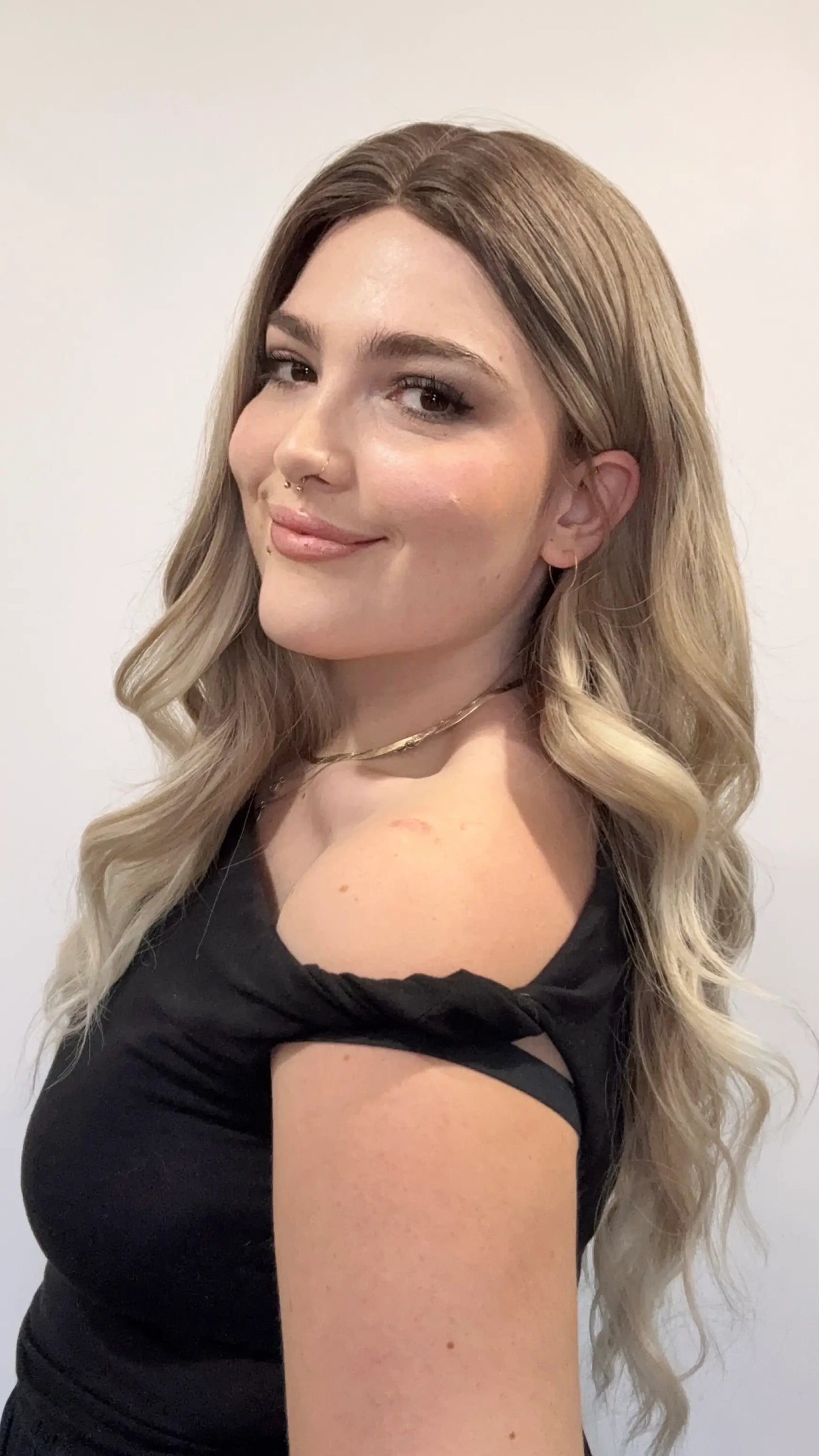 Ash Blonde Ombre Synthetic Wig  – Freedom