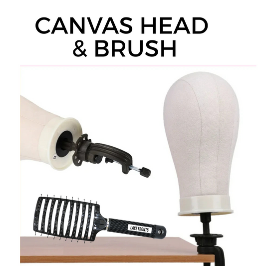 CANVAS HEAD & BRUSH