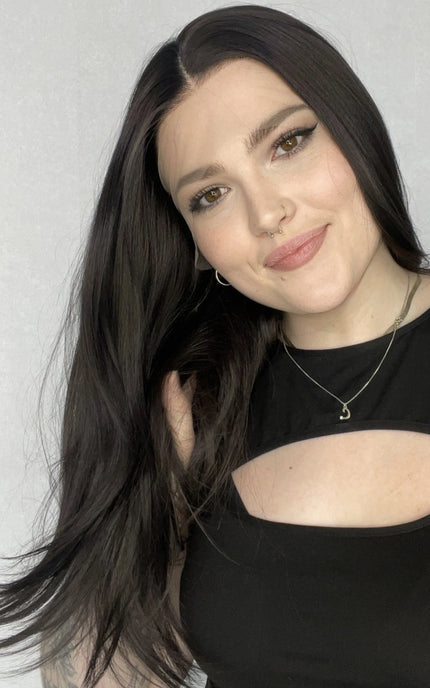 Lace Front Layered Black Synthetic Wig – Dusk