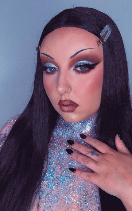Cosplay Midnight Black T-Part Lace Front wig- Salem