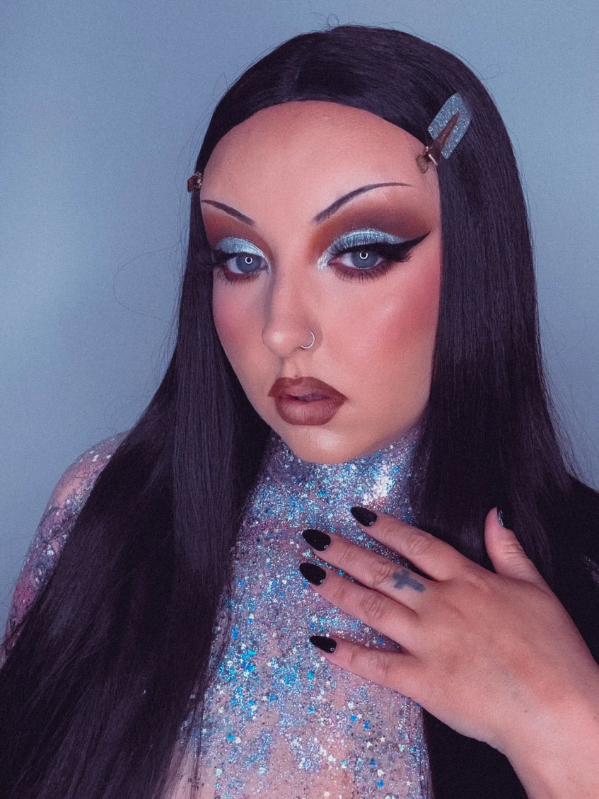 Cosplay Midnight Black T-Part Lace Front wig- Salem