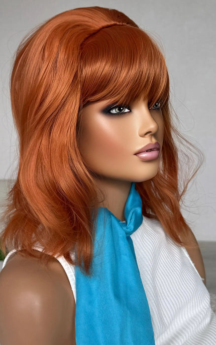 Cosplay Wilma Orange wig- Wilma