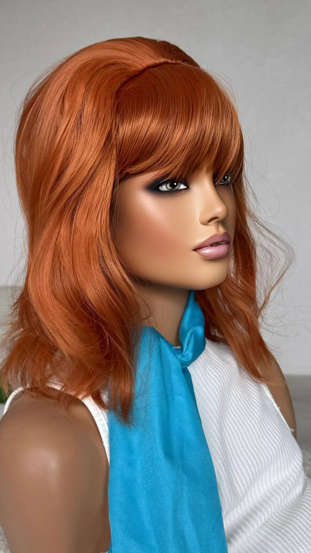 Cosplay Wilma Orange wig- Wilma