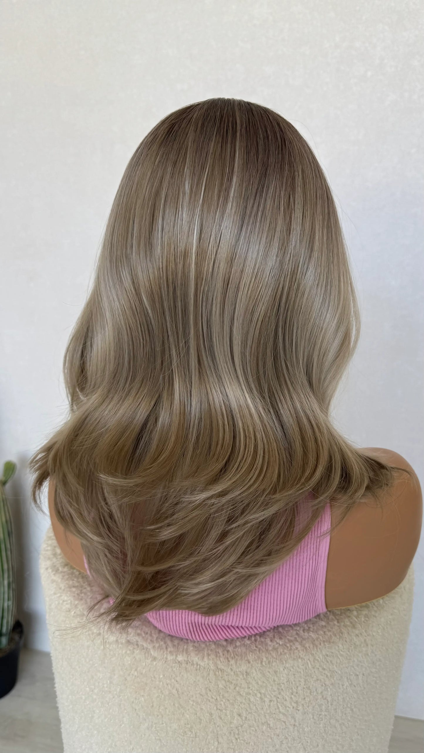 Lace Front Ash Blonde Ombre Synthetic – Inspire