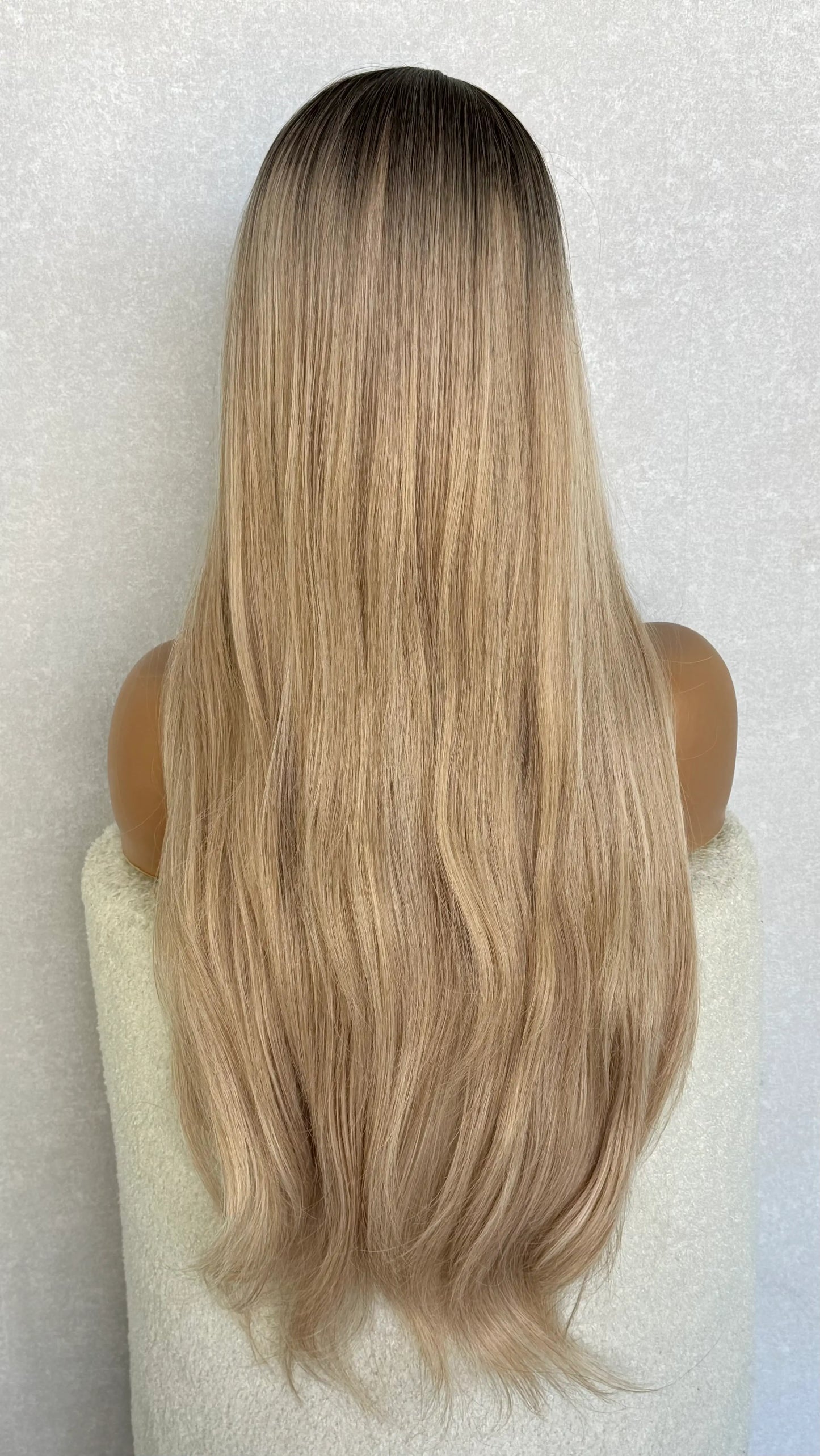Rose Blonde Fringe Synthetic Wig- Kingsley