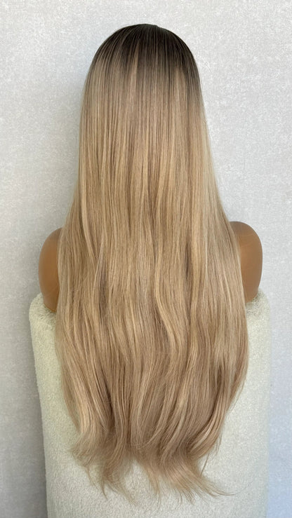 Rose Blonde Fringe Synthetic Wig- Kingsley