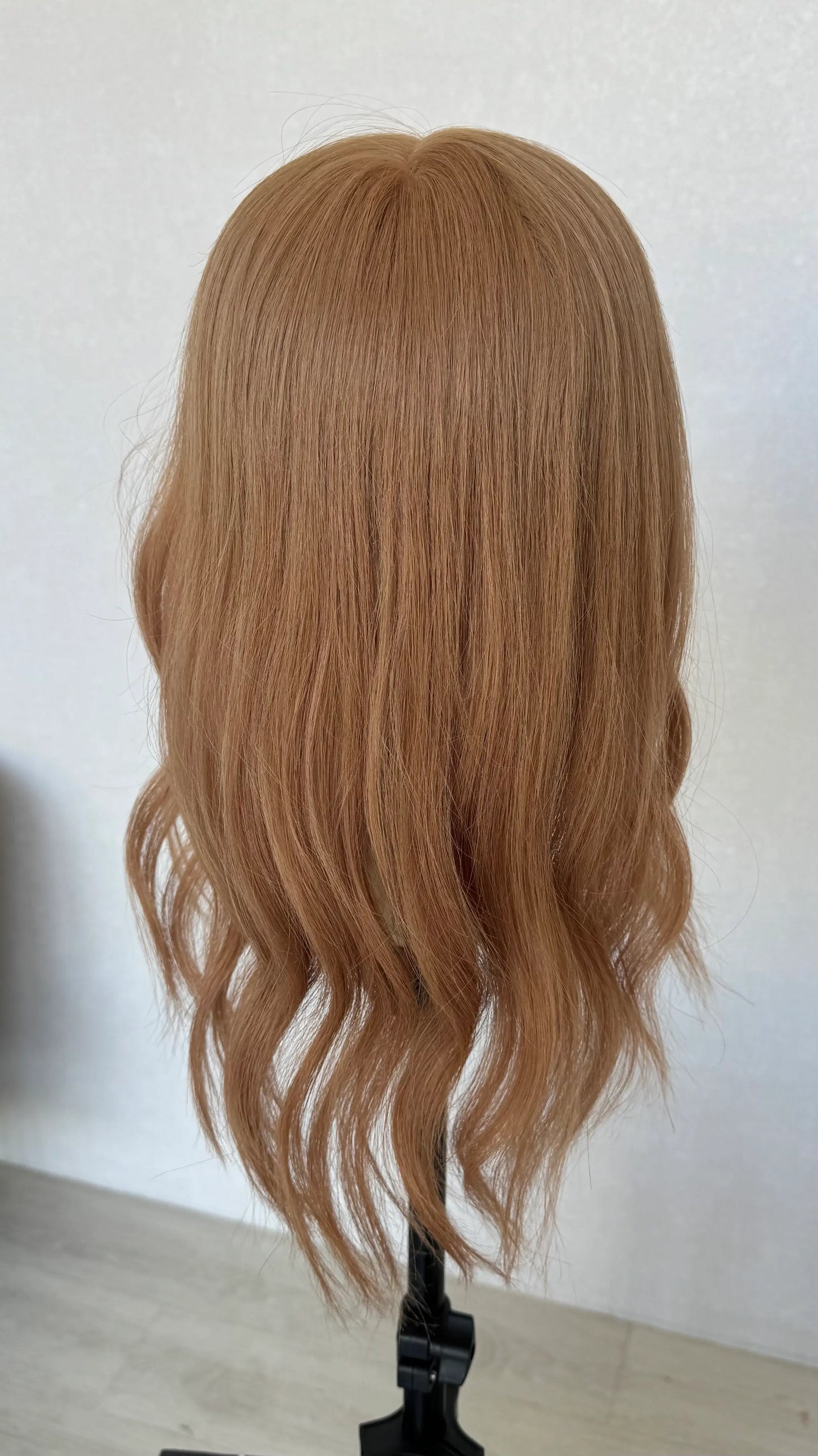back view topper on stand to show length 18 inch 