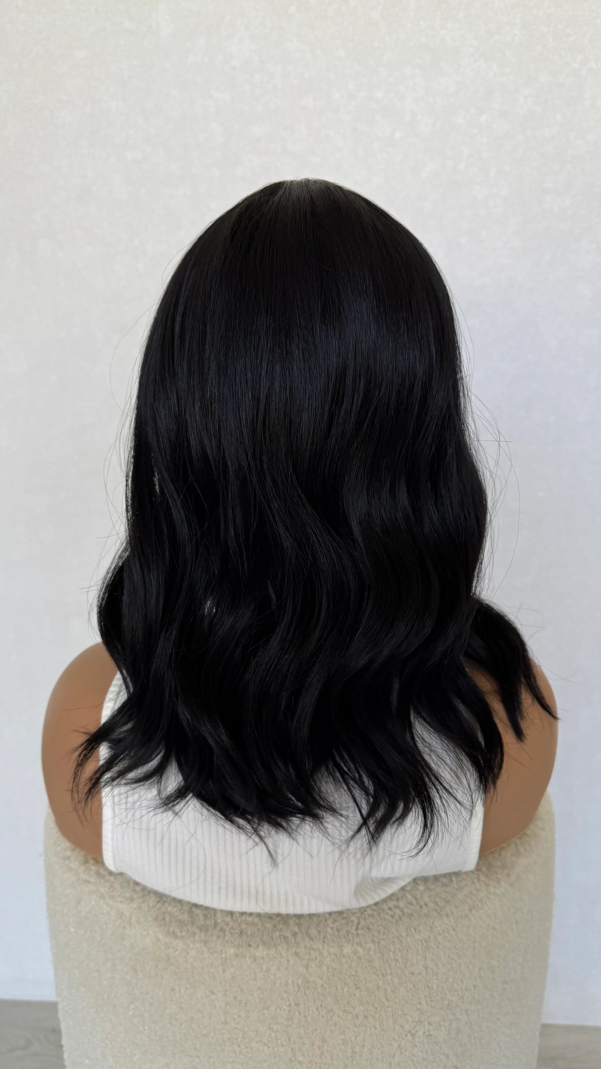 black hair lacefront wig australia, glueless, heat safe wig australia.
