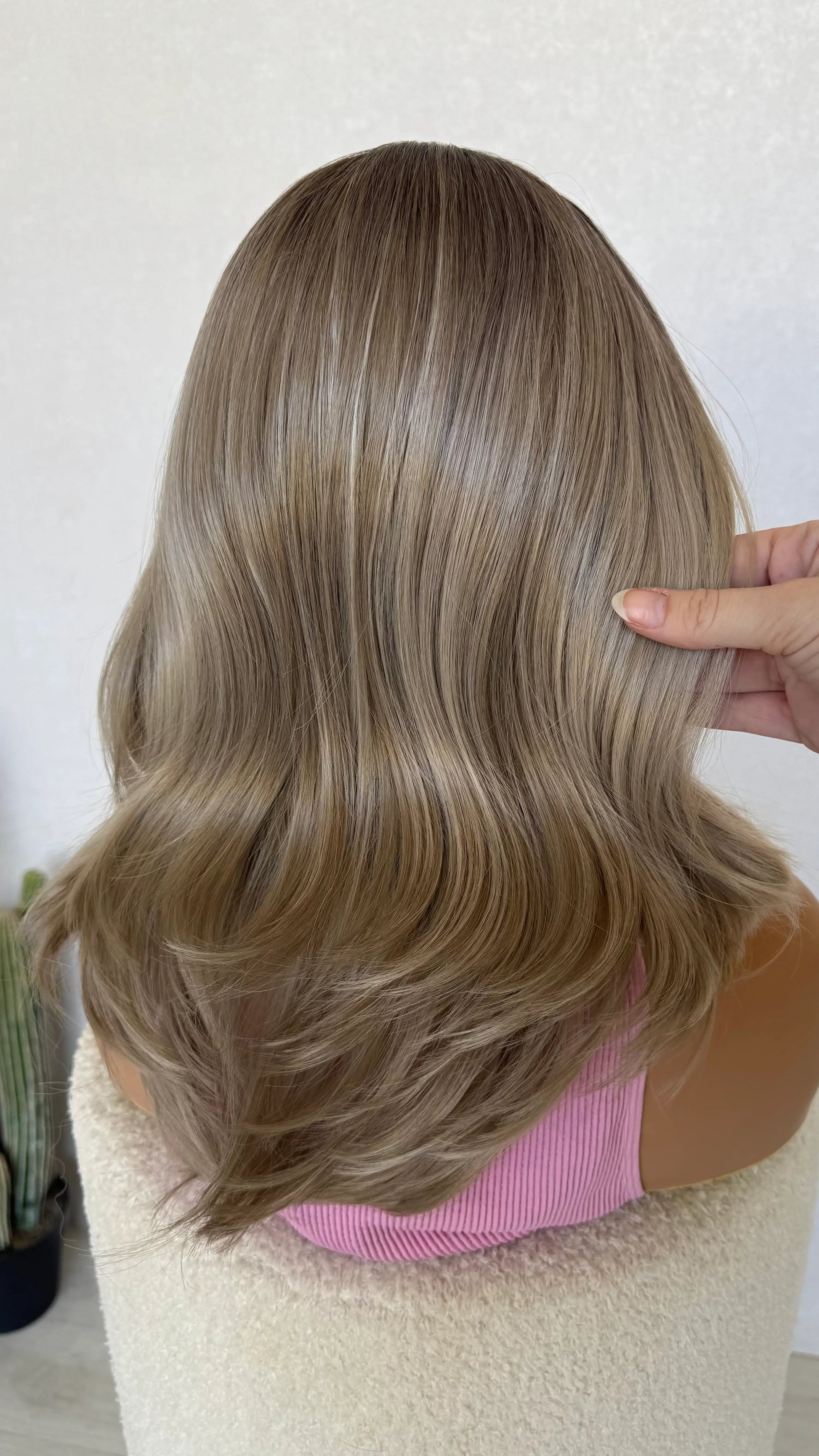 ash blonde hair with darker root, glueless synthetic wigs australia.