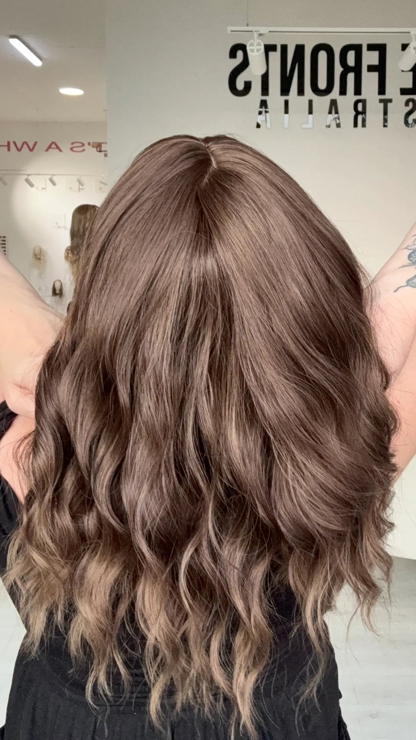 heat safe wavy hair synthetic wig, 14 inches, gold coast australia.