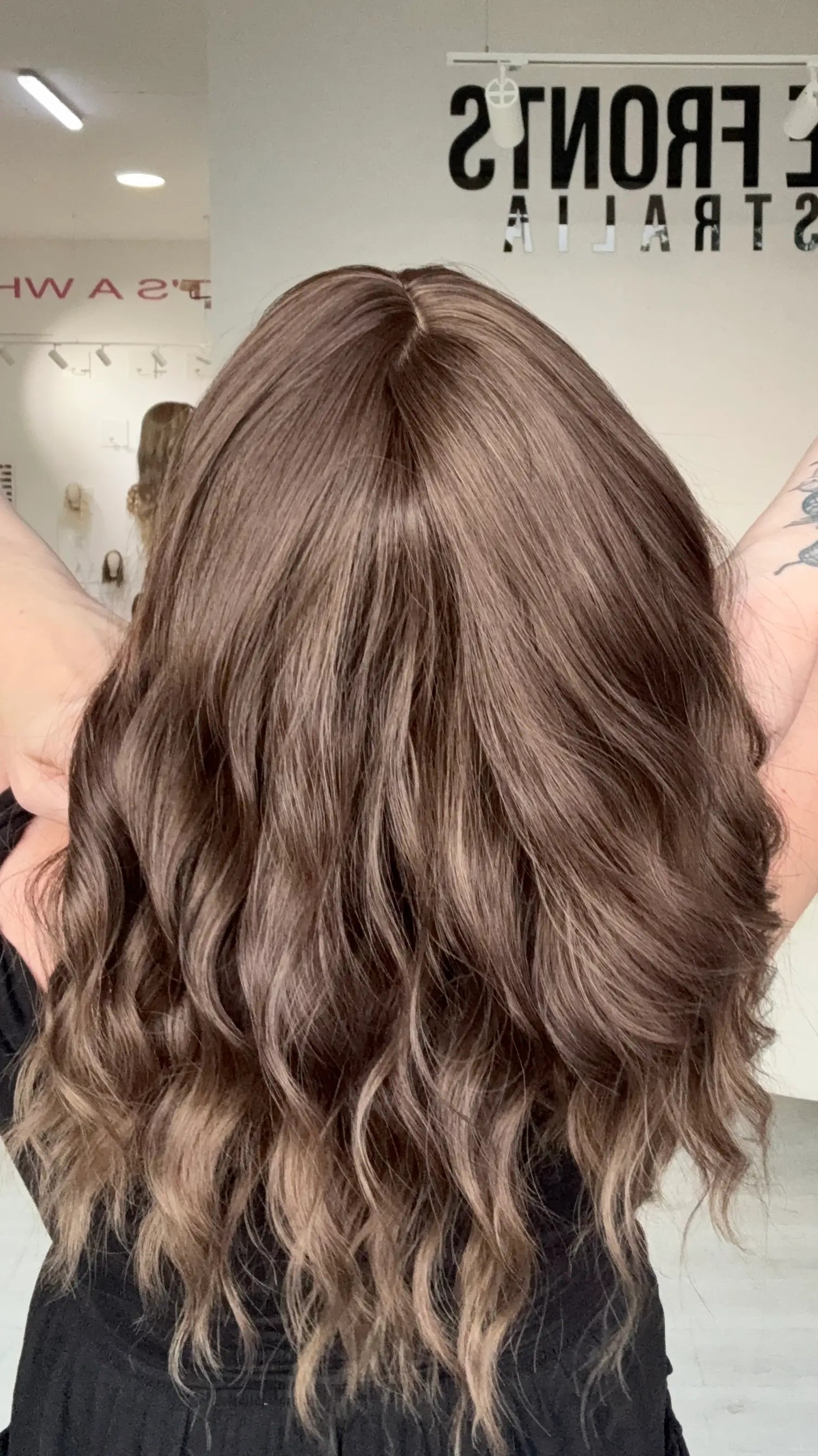 heat safe wavy hair synthetic wig, 14 inches, gold coast australia.
