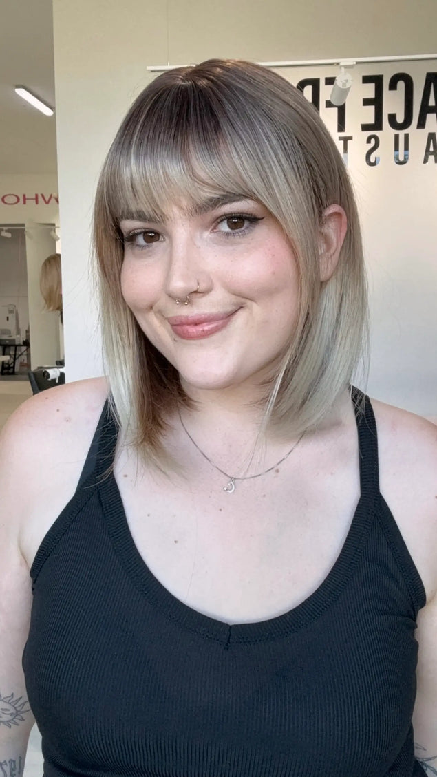 bob length beige blonde ombre heat safe synthetic wig australia.