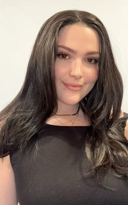 lace front black hair wig, middle part, heat safe and glueless, layered black hair, gold coast australia wigs.