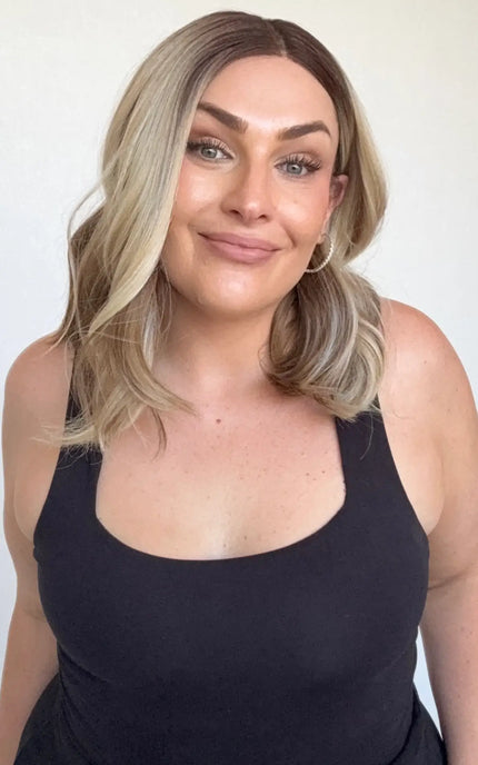 multi coloured t-part lace wig, glueless and heat safe wig asutralia, gold coast.