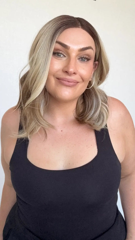 multi coloured t-part lace wig, glueless and heat safe wig asutralia, gold coast.