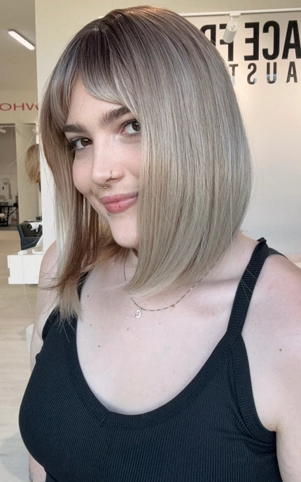 glueless bob wig for hairloss and alopecia in australia and new zealand.