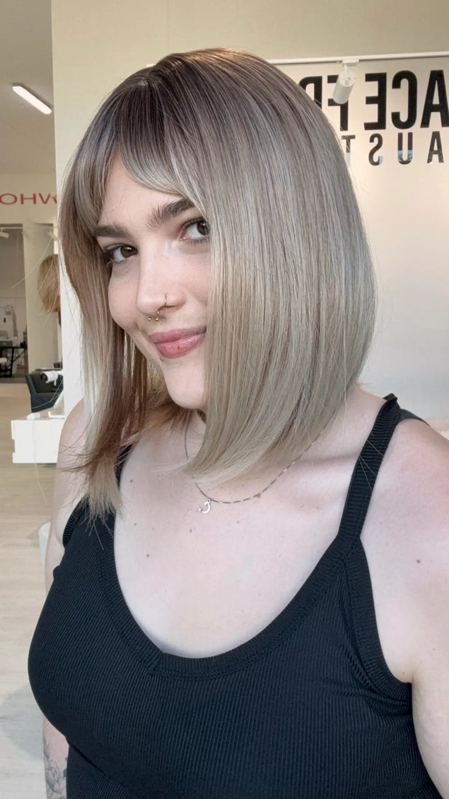 glueless bob wig for hairloss and alopecia in australia and new zealand.