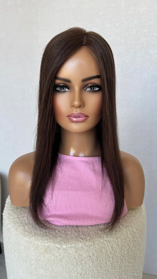chocolate brown topper, human hair australia
