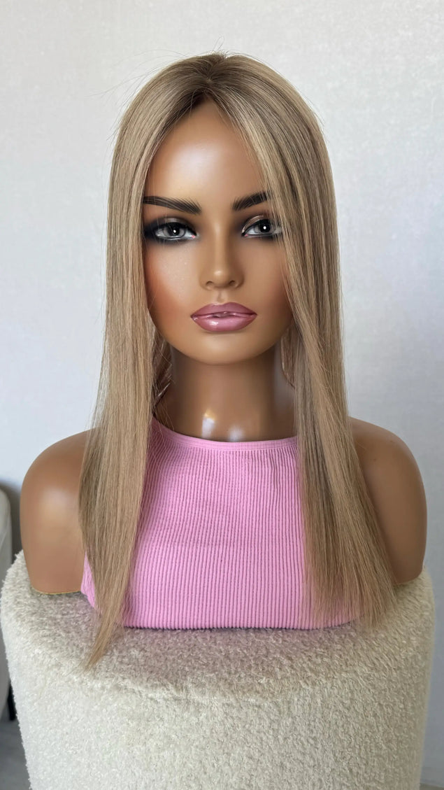lacefront topper long blonde 20 inch hair