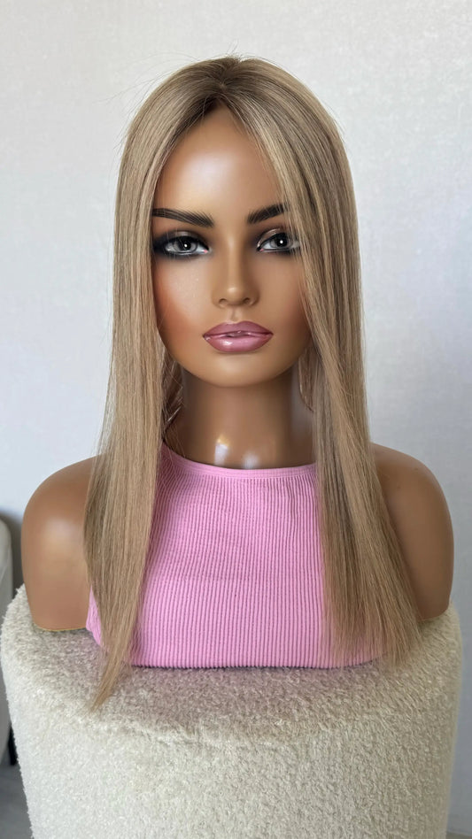 lacefront topper long blonde 20 inch hair