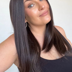 heat safe glueless dark brunette synthetic wig australia.