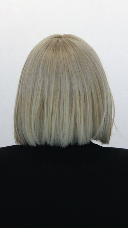 dreaming lacefront bob from behind 10-12 inch length, heat safe hair.