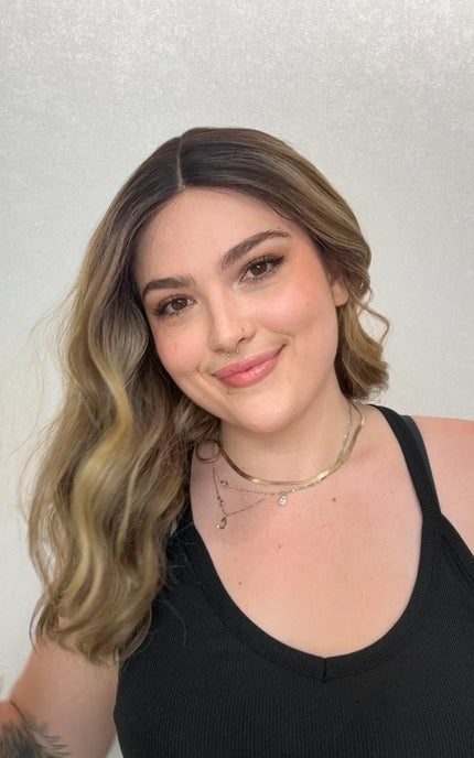 t-part lace wig, brunette hair, glueless, australia synthetic wigs,