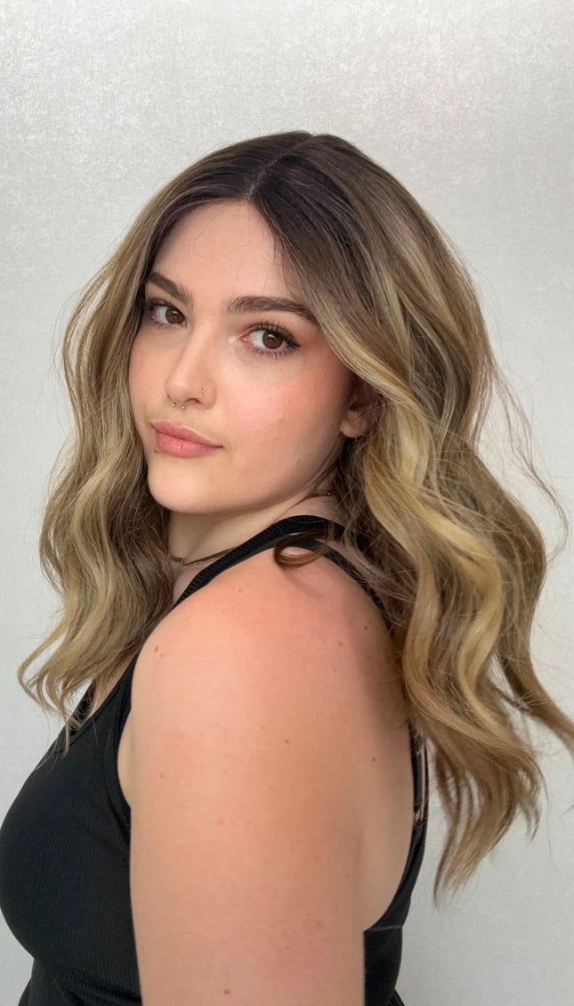 fawn synthetic glueless wig, australia synthetics, best synthetic wig.