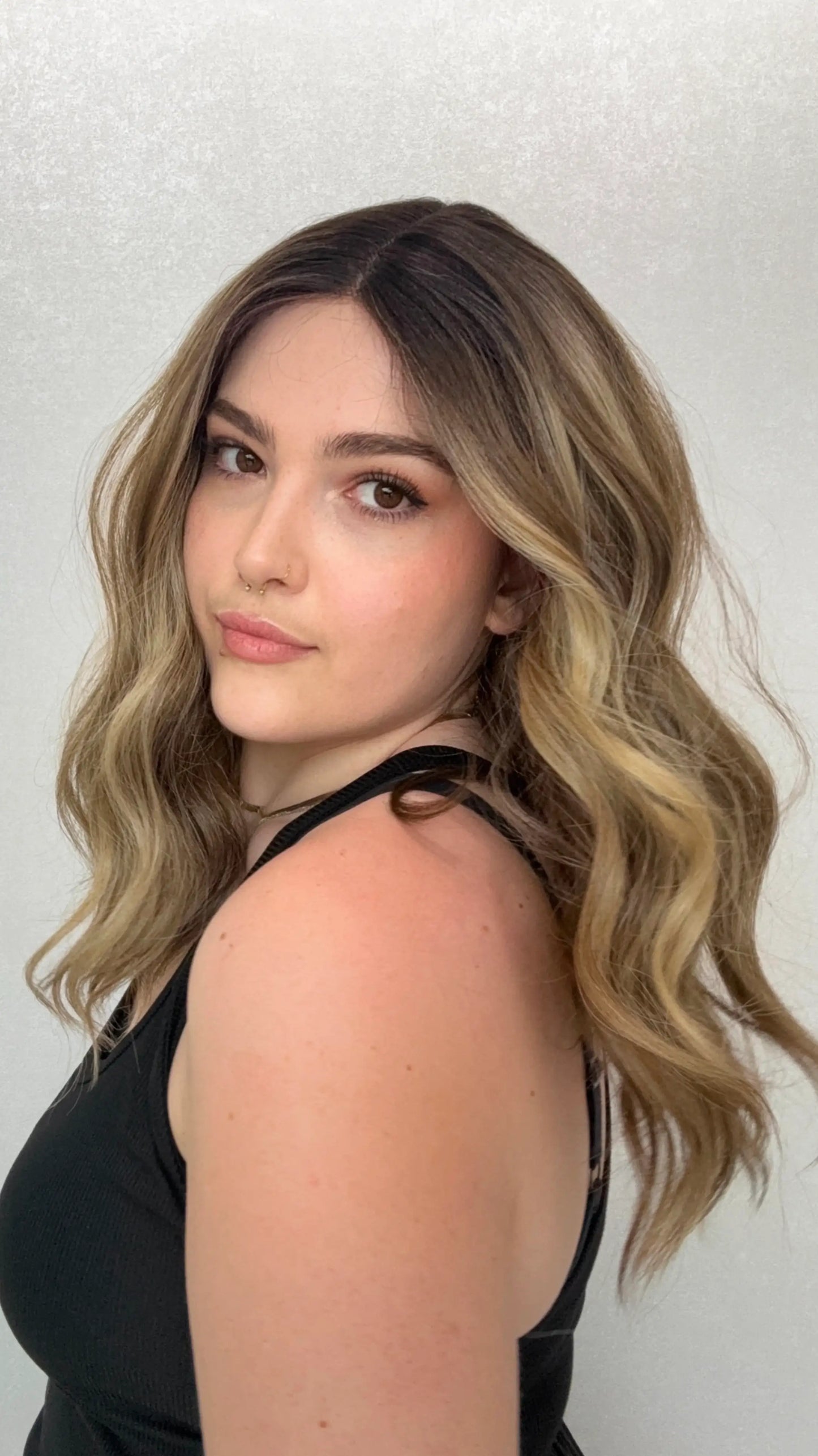 fawn synthetic glueless wig, australia synthetics, best synthetic wig.