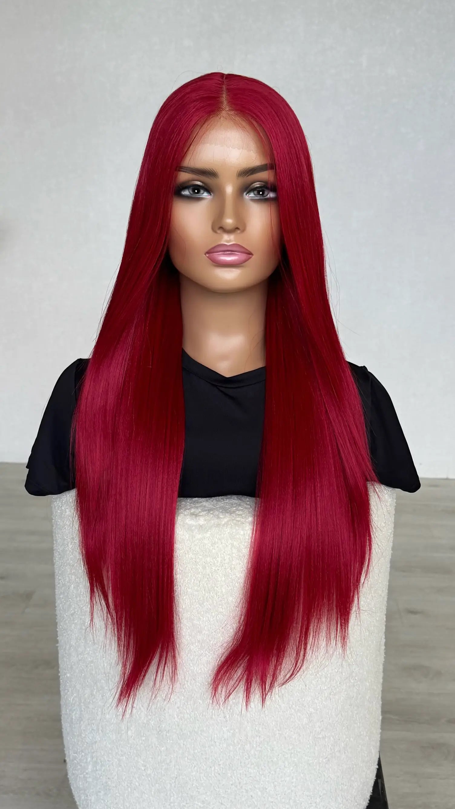 front view, all hair forward, bring the spice synthetic, heat safe fibers australia wigs.