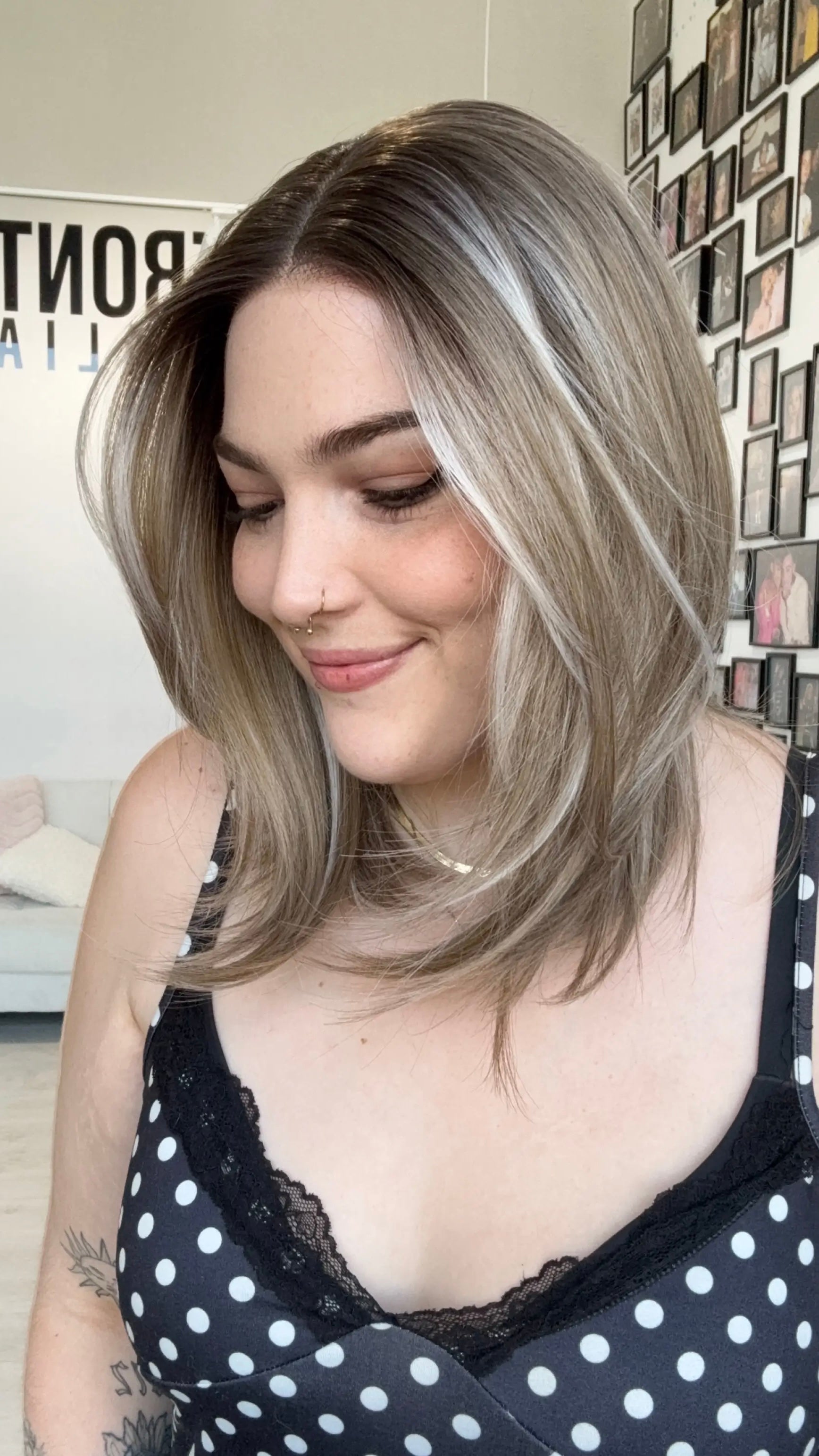 glueless small size synthetic wig for hairloss, australia.