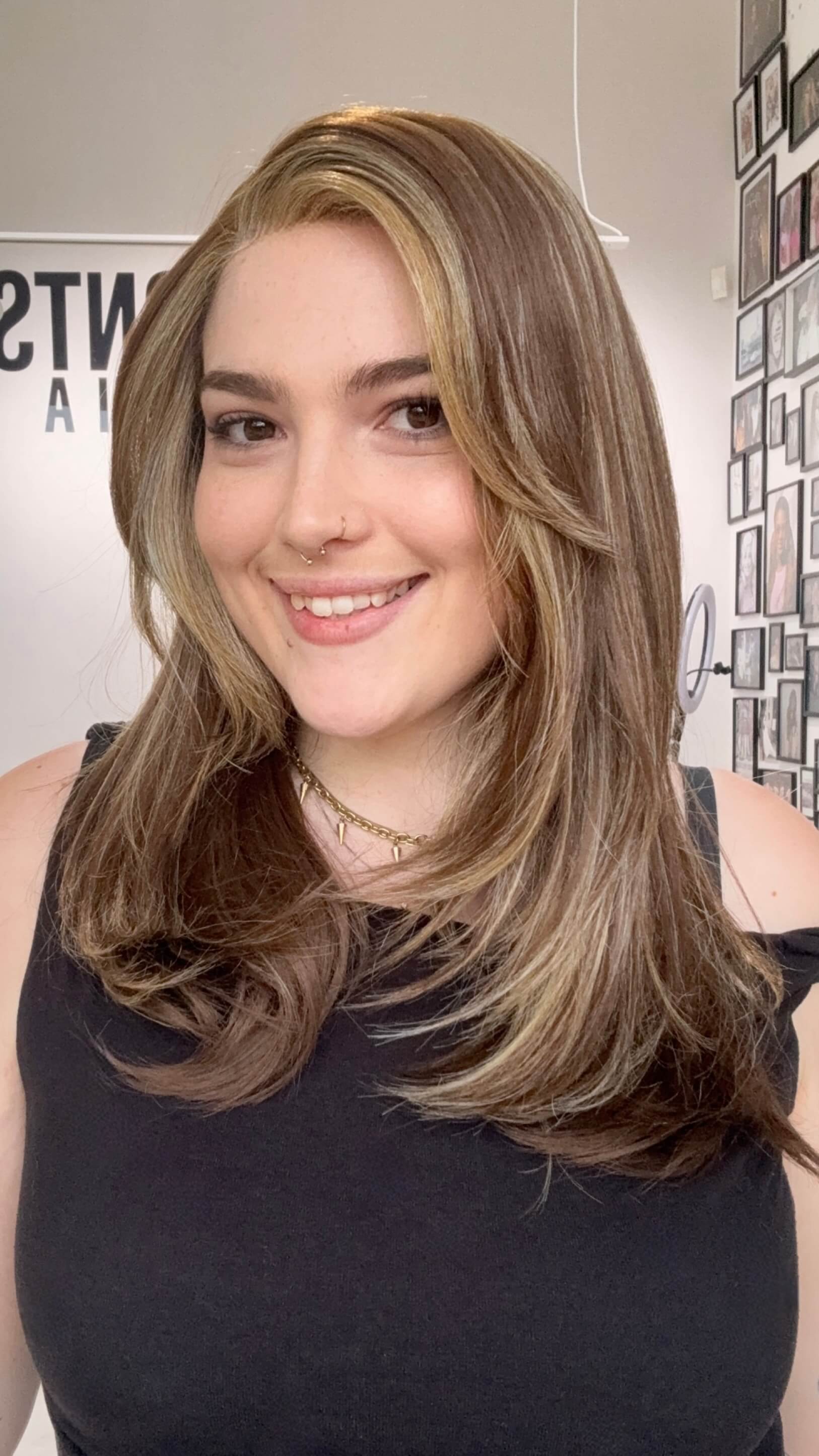 heat safe synthetic wig, side part with layers, natural glueless synthetic wig australia.