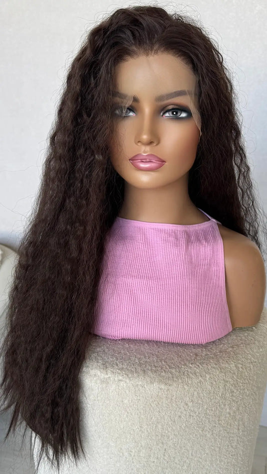 lacefront wig australia neutral brown with waves 