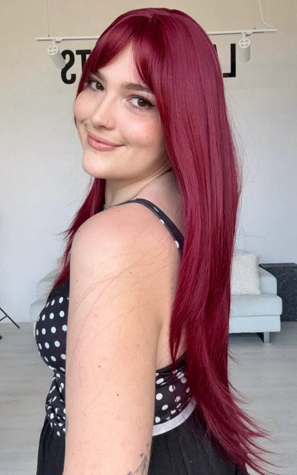 glueless, beginner friendly synthetic wig for cosplay, hairloss, alopecia. 