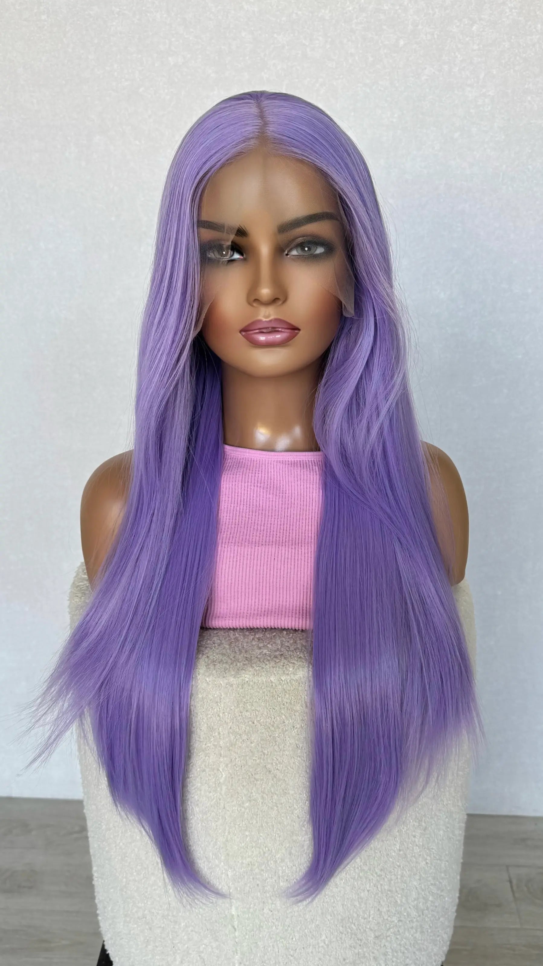 long purple lacefront wig glueless, rumi wig australia