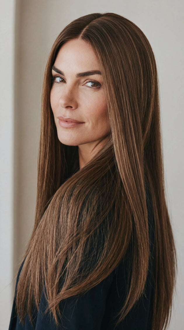 28 inch - Long Straight Hair Lightweight Wig