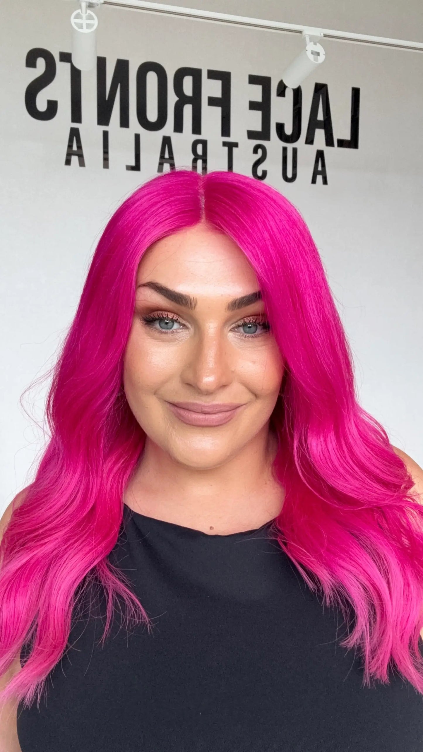 human hair lace front wig, ready to ship, sale wig, middle part, heat safe, glueless, full lace front wig. australia, gold coast.