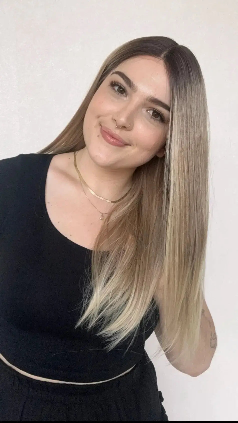 straight hair lace front t-part wig, heat safe glueless wig australia